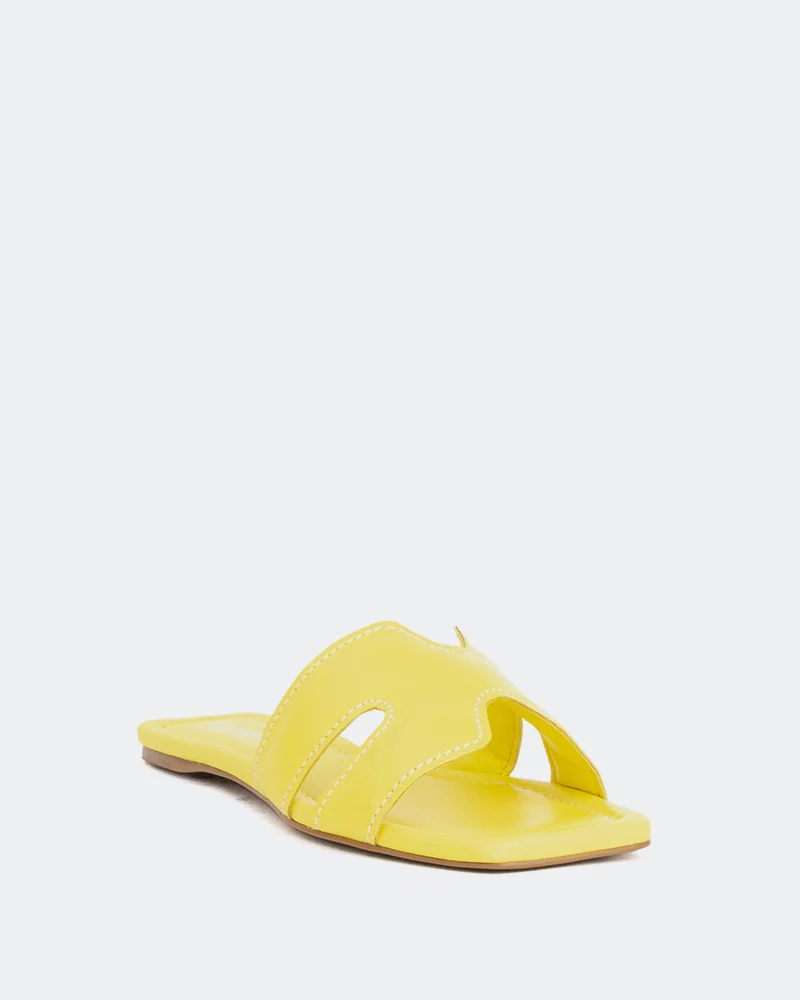 Placida Yellow Leather