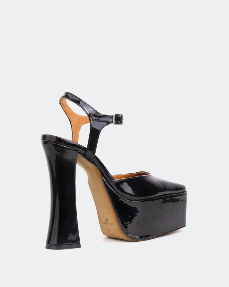 Wang Black Patent/Verni Noir