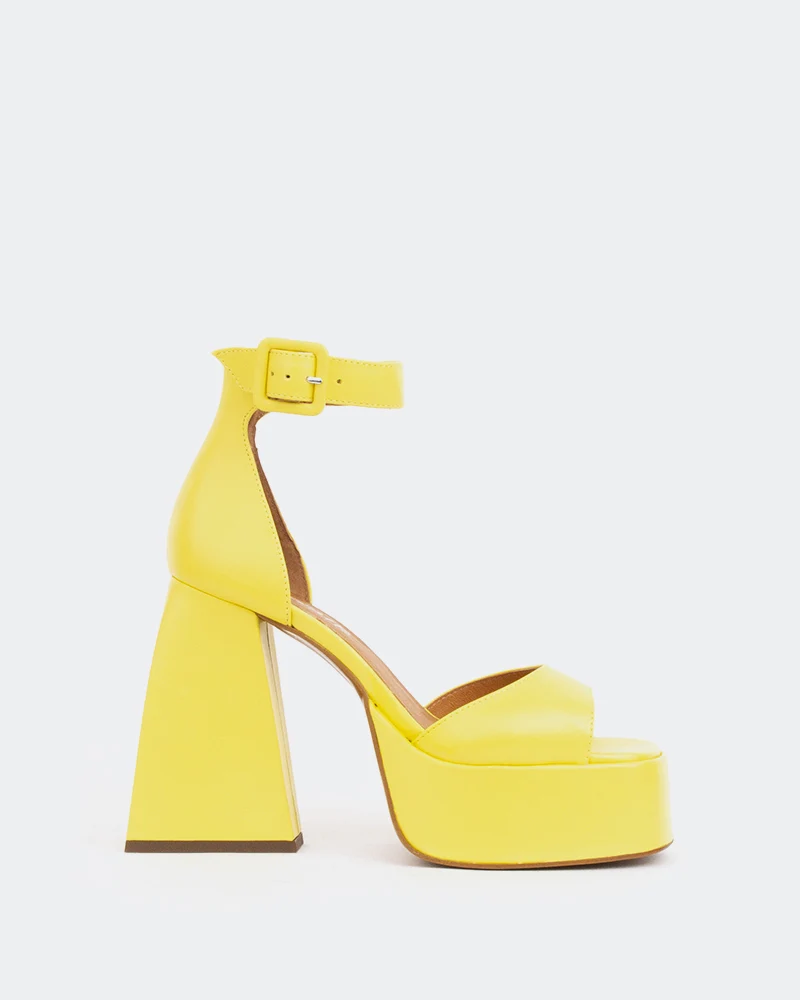 Moore Yellow Leather