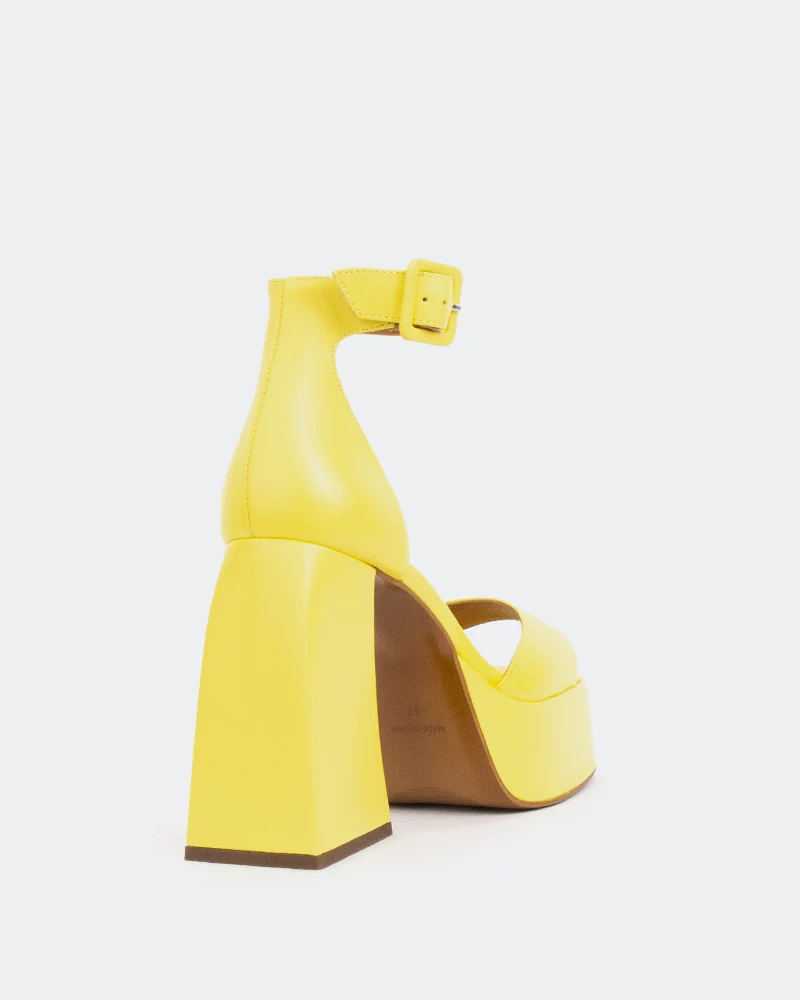 Moore Yellow Leather