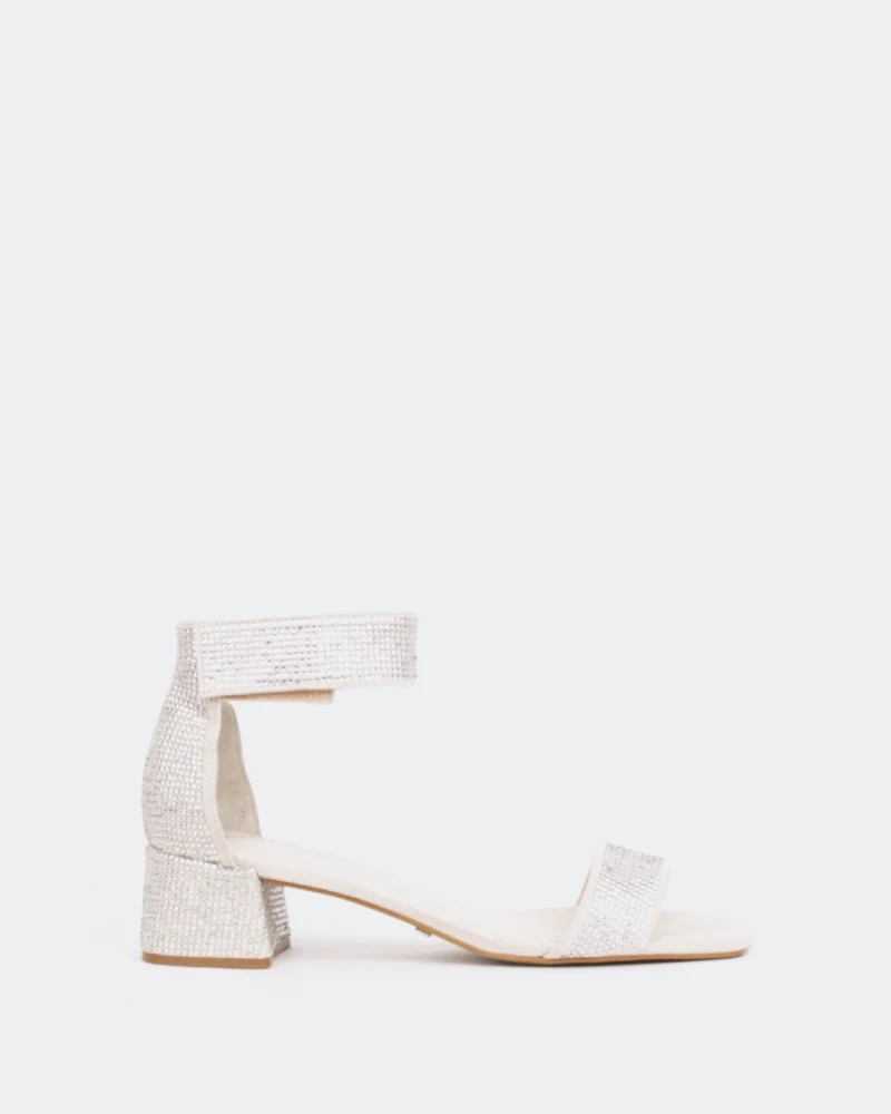Garcelle Off White Suede