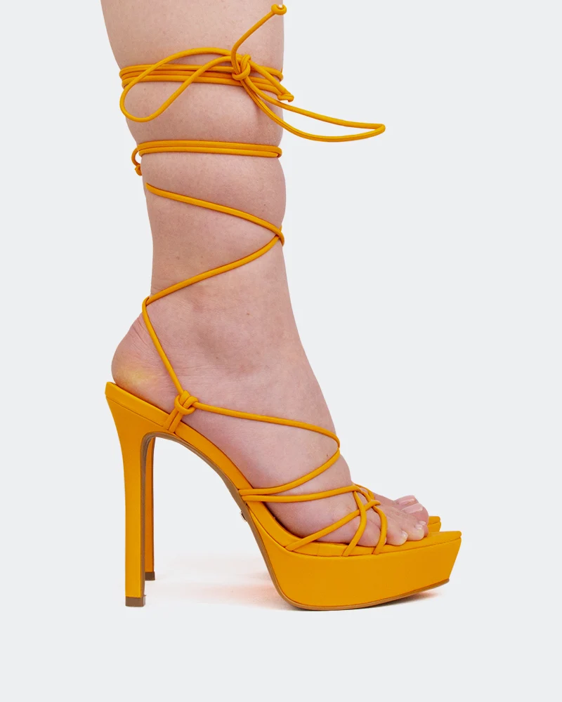 Nevis Orange Leather