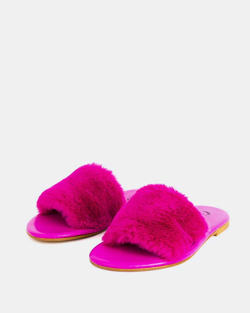 Lillet Fuchsia Faux Fur
