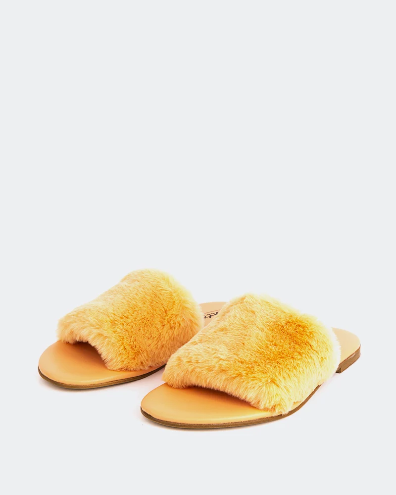 Lillet Orange Faux Fur