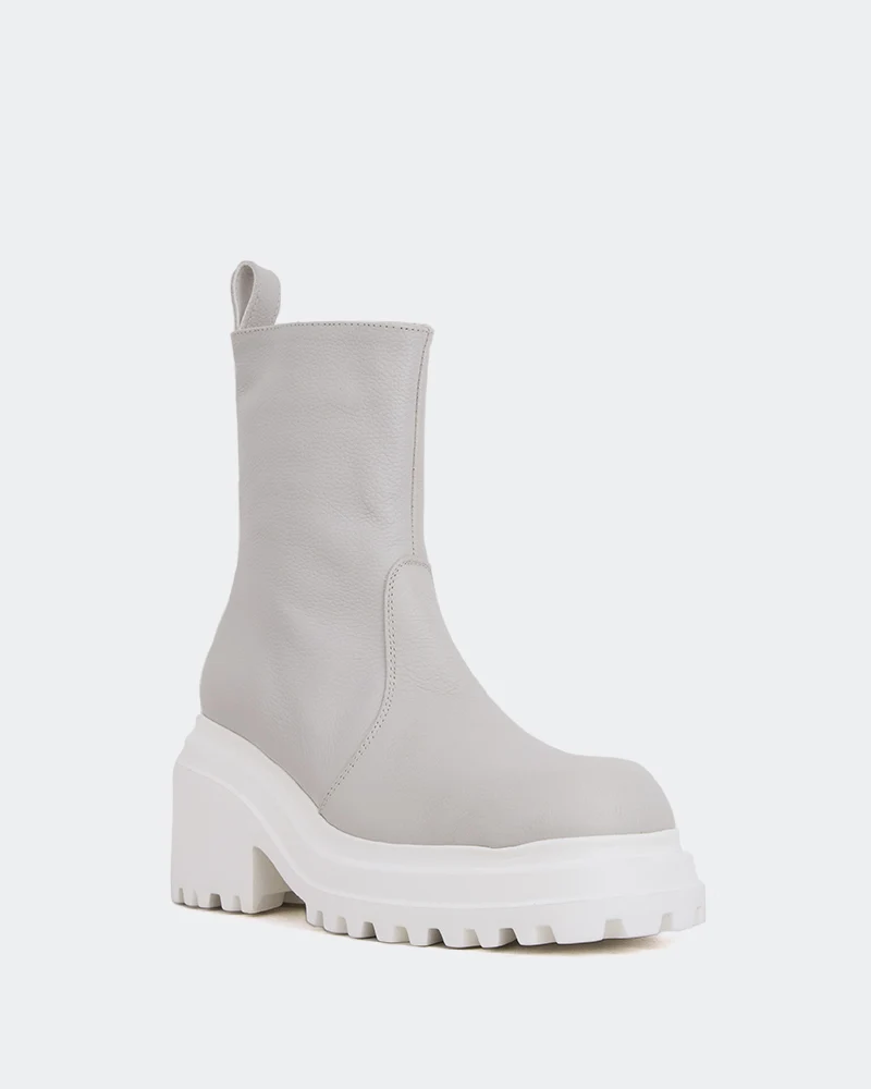 Ike Off White Leather