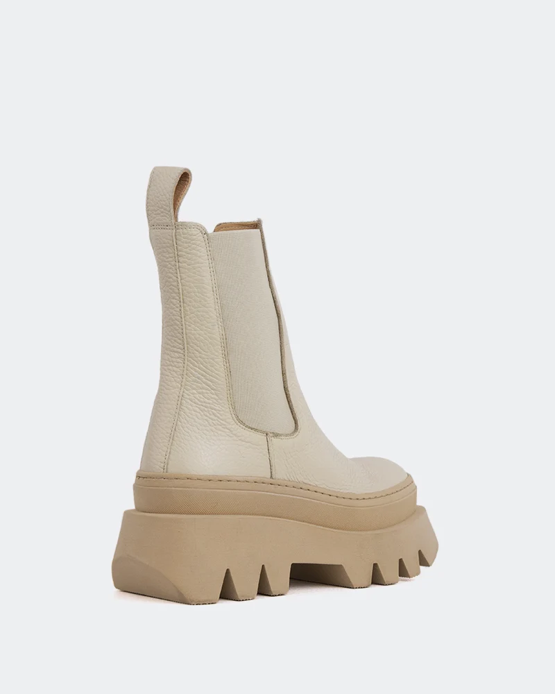 Wolfe Off White Leather