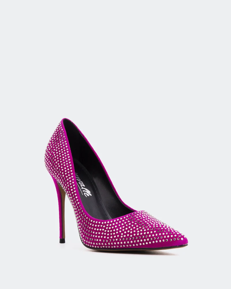 Trisha Fuchsia Suede