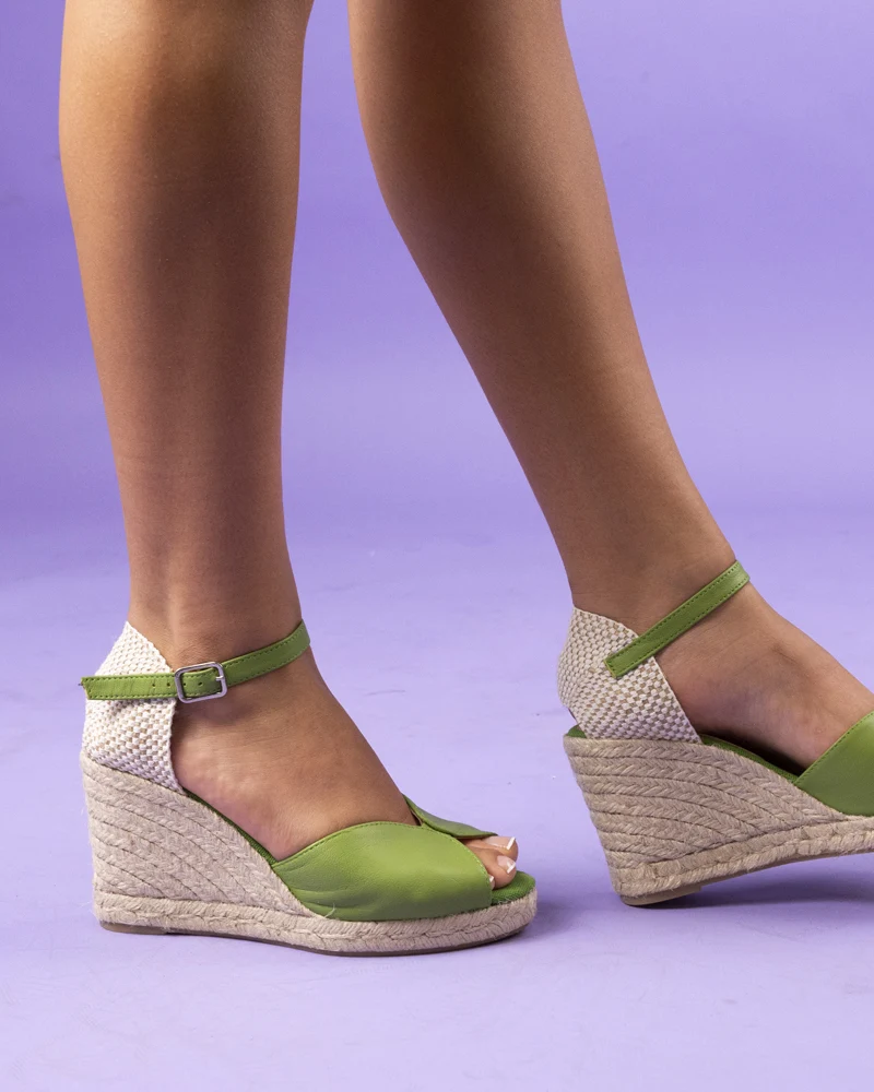 Marzia Green Leather