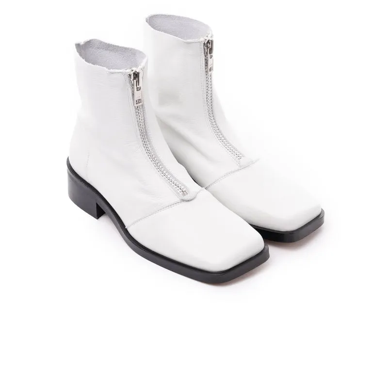 Eton White Leather