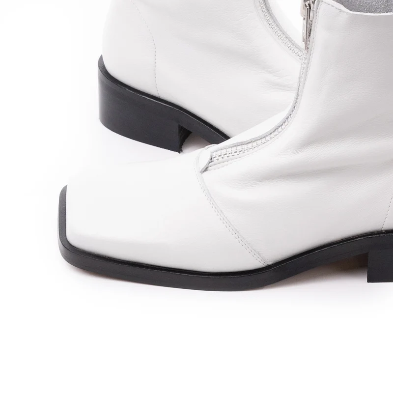 Eton White Leather