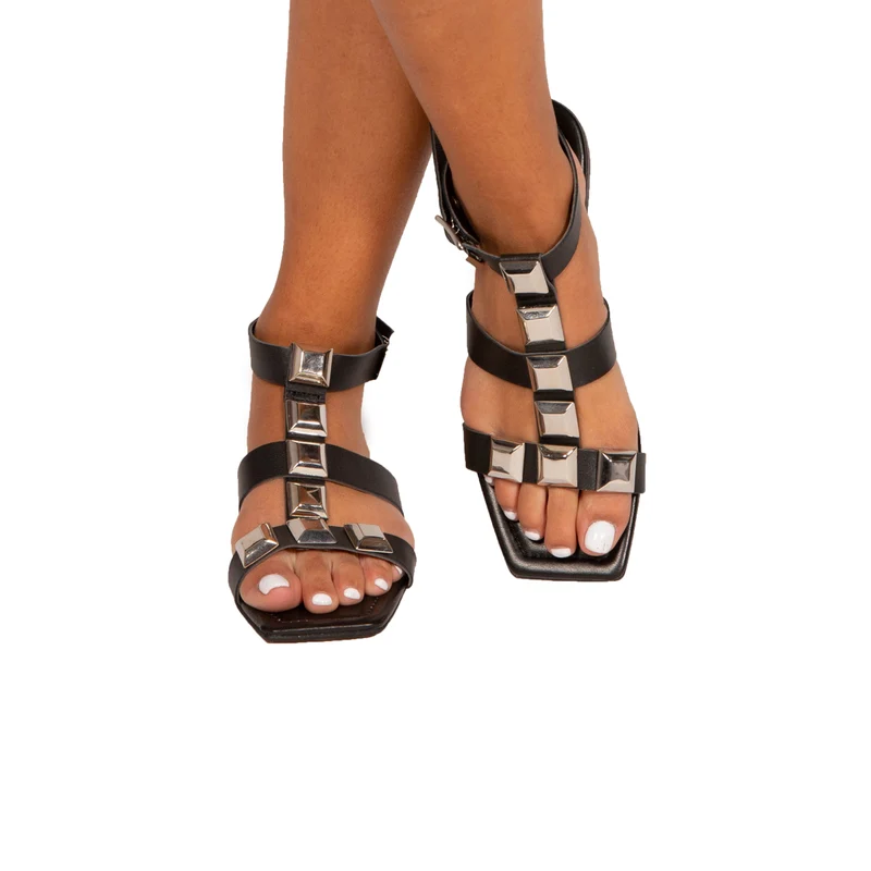 Feya Black Leather