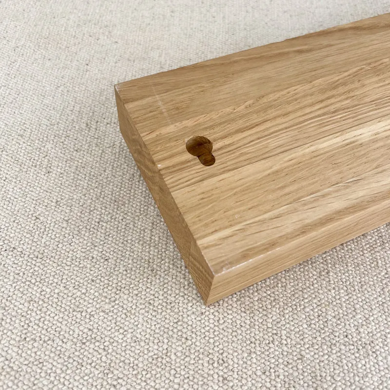 Barre couteaux aimantée en chêne 48cm