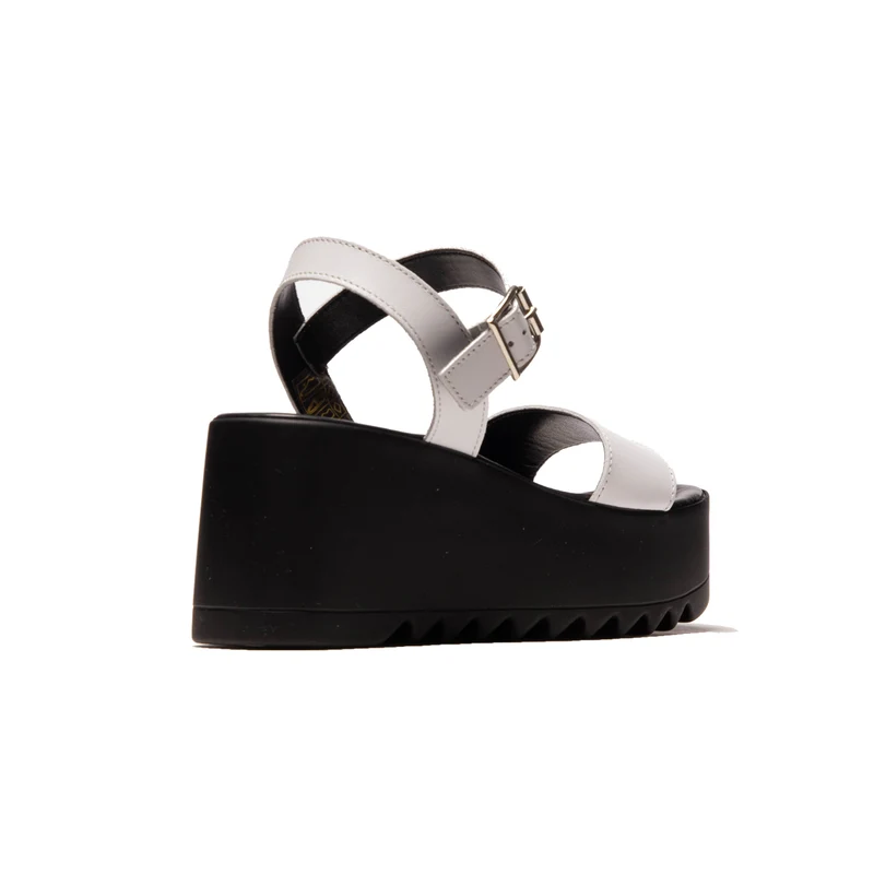Emmie White Leather