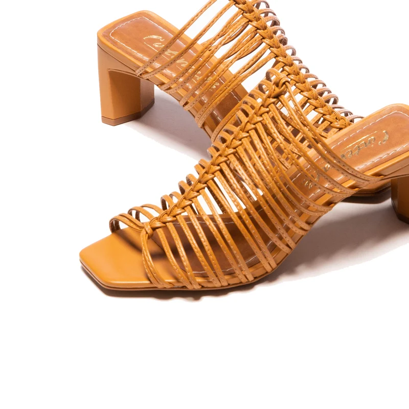Marquee Camel Leather
