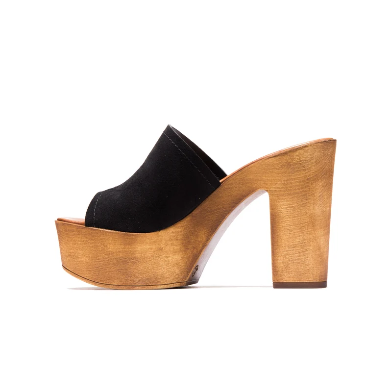 Harini Black Suede