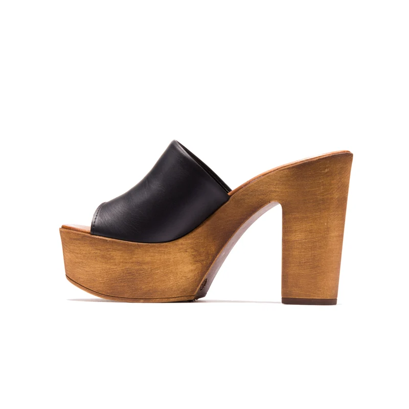 Izabella Black Leather