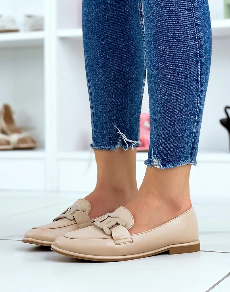Mocassins beiges