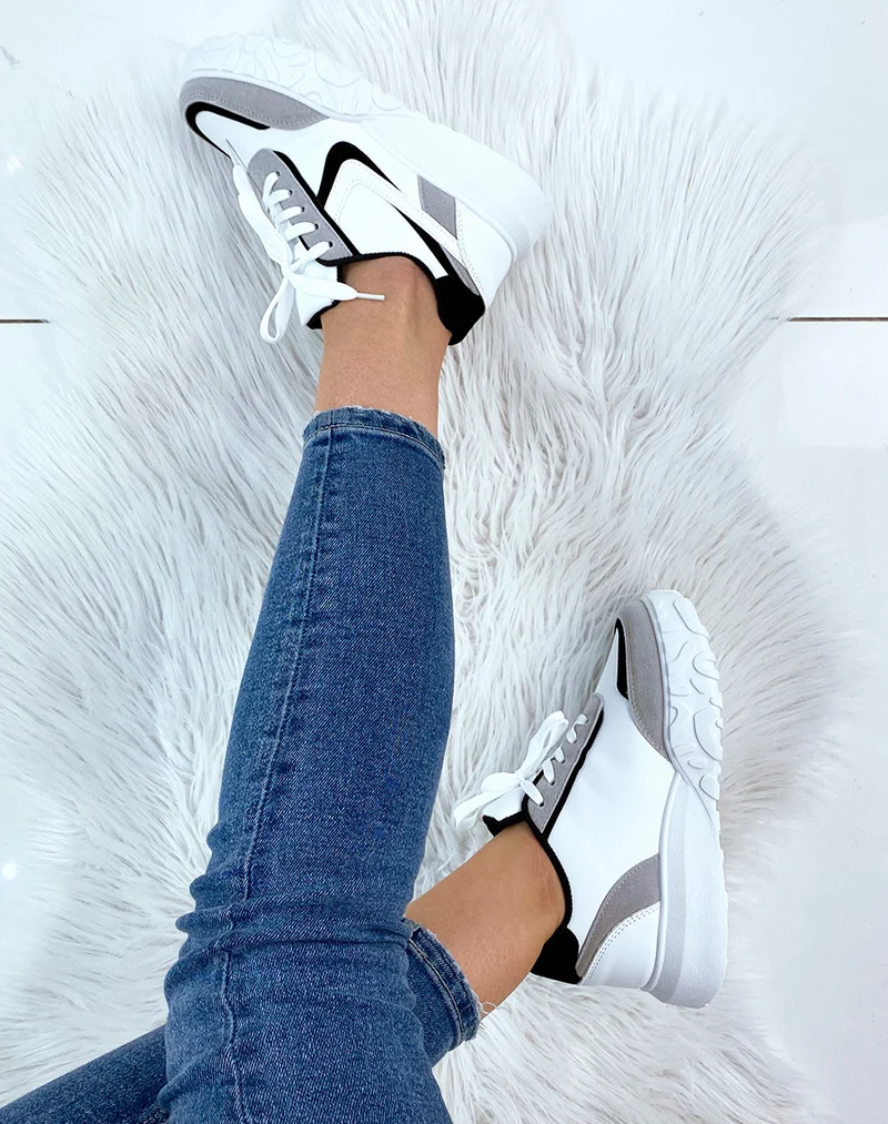 Basket blanche et noire