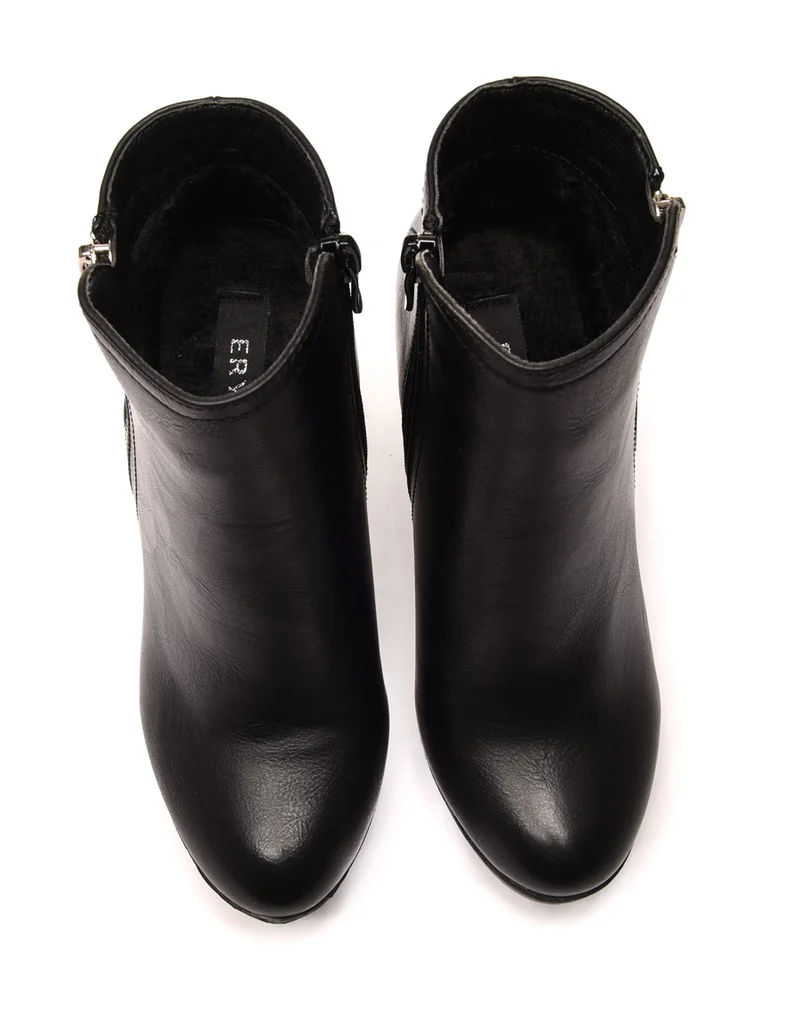 Bottines à talons noires