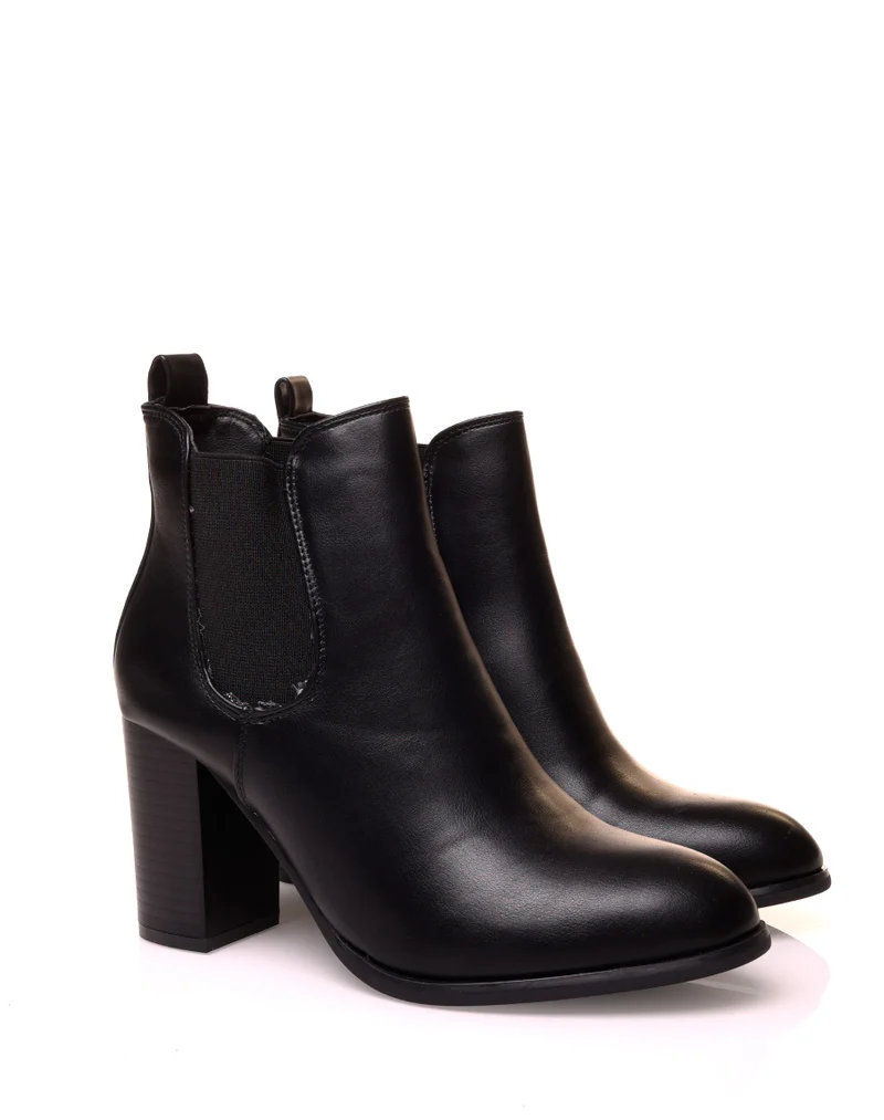 Chelsea Boots noires à talon