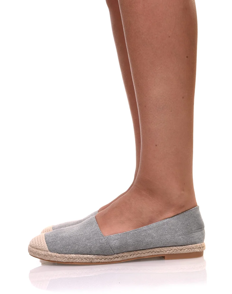 Espadrilles grises pailletées
