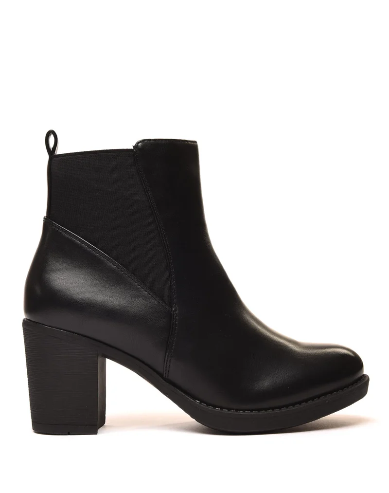 Chelsea boots noires à talons
