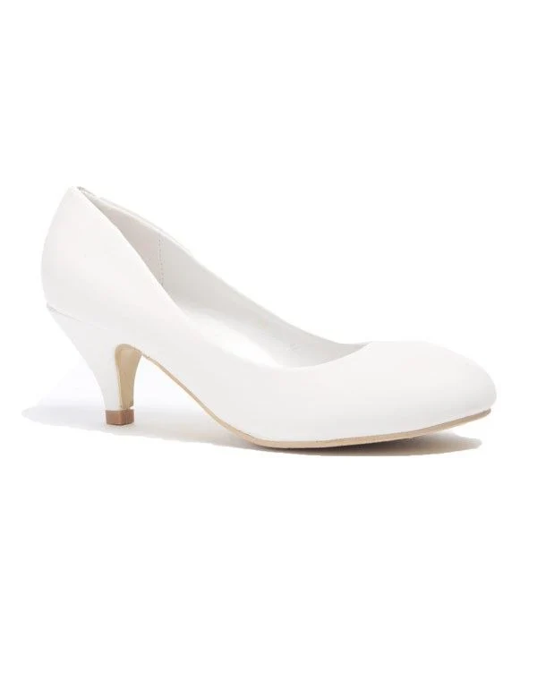 Chaussure femmes Style Shoes: Escarpins blanc