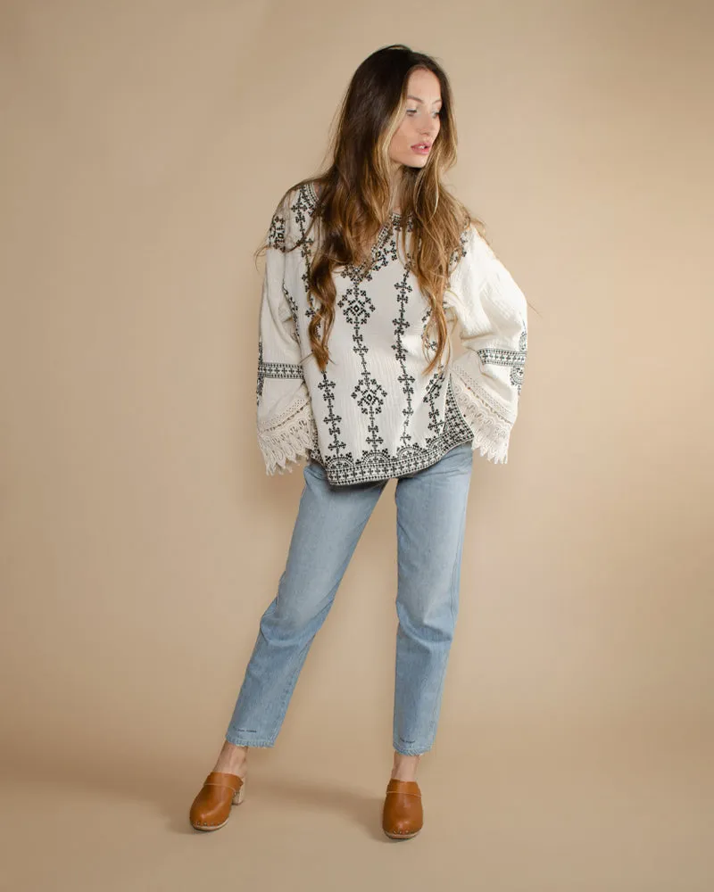 Jean pedal pusher closed women