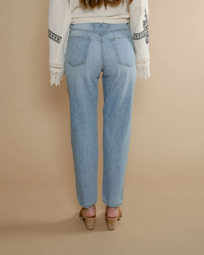 Jean pedal pusher closed women