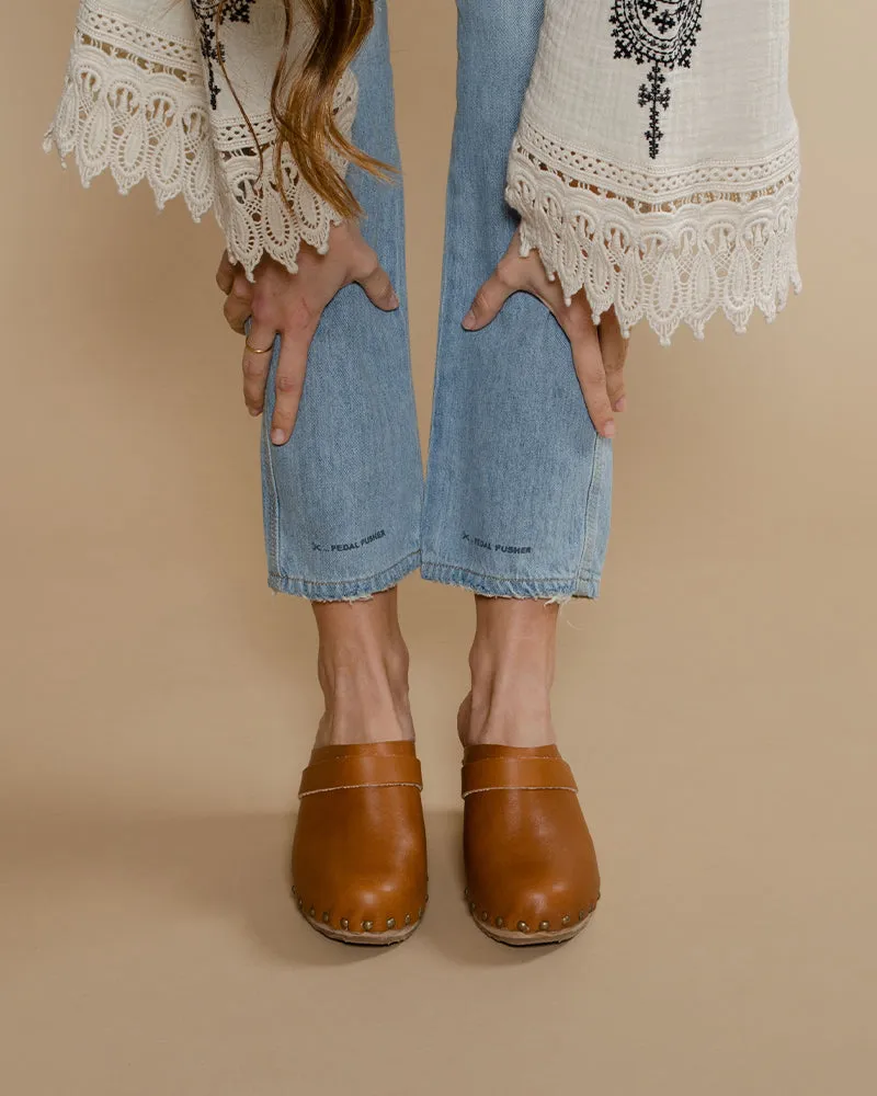 Jean pedal pusher closed women