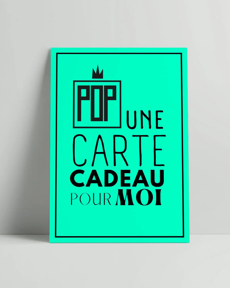 Bon cadeau Pop