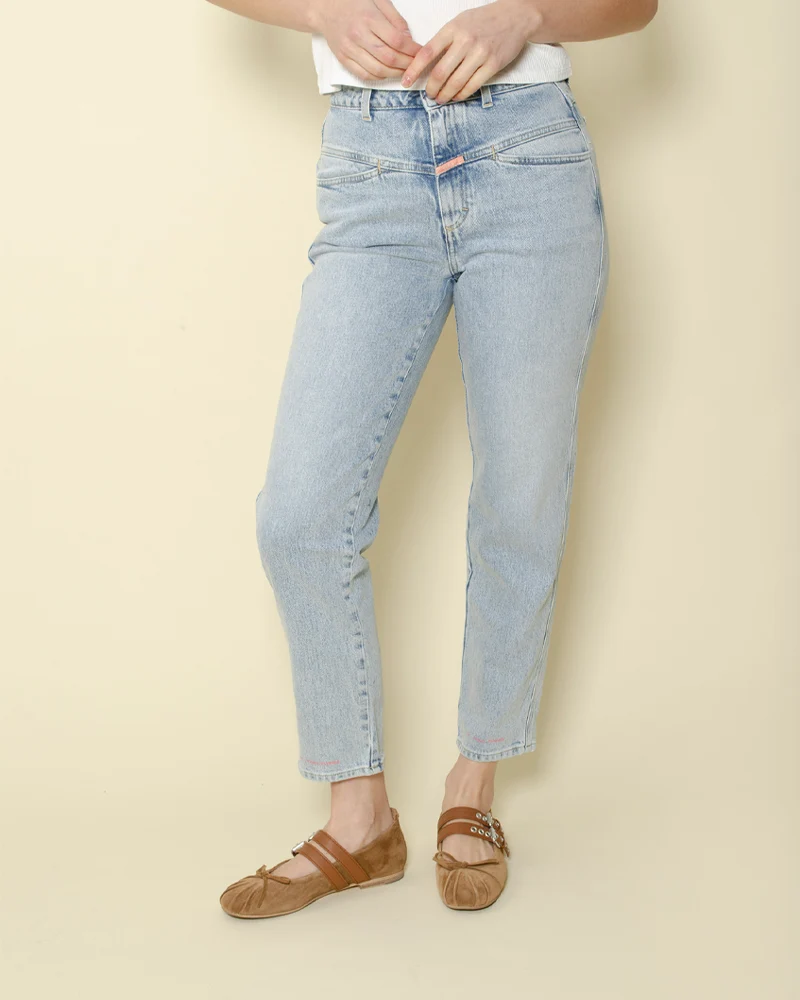 Jean pedal pusher closed women