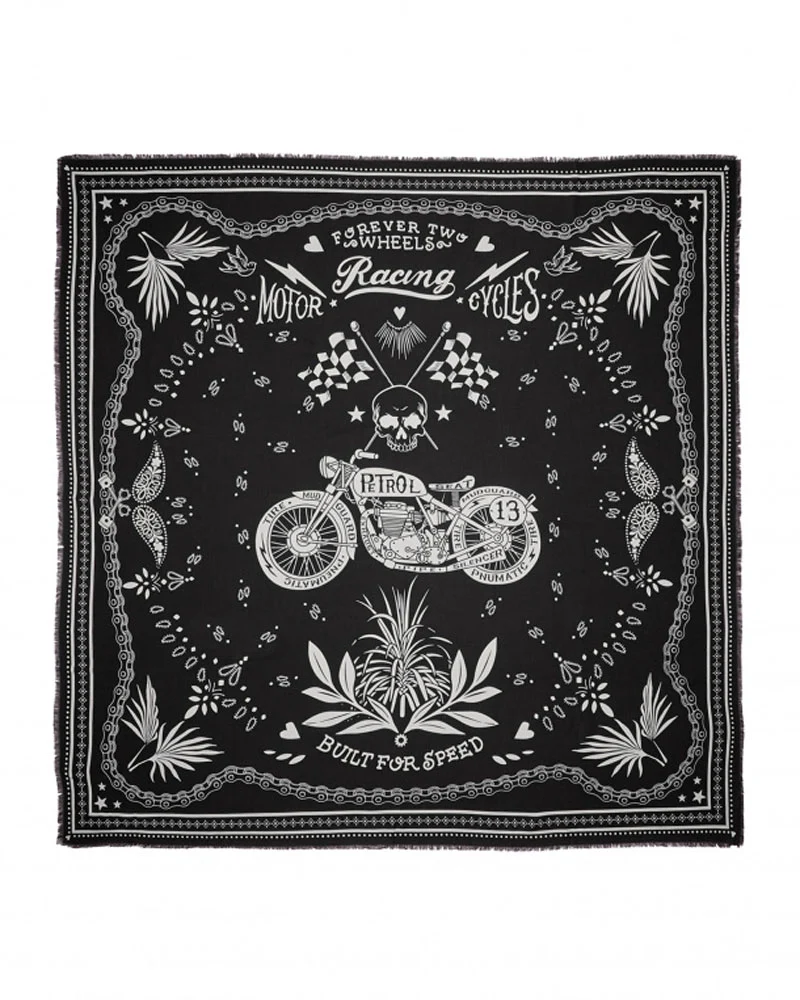 Foulard 130x130 wild