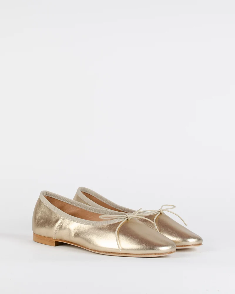 Ballerines cuir lame anniel
