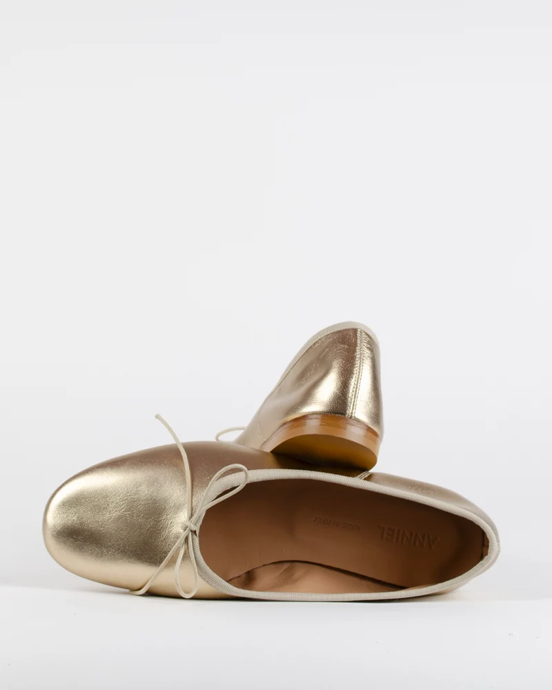 Ballerines cuir lame anniel