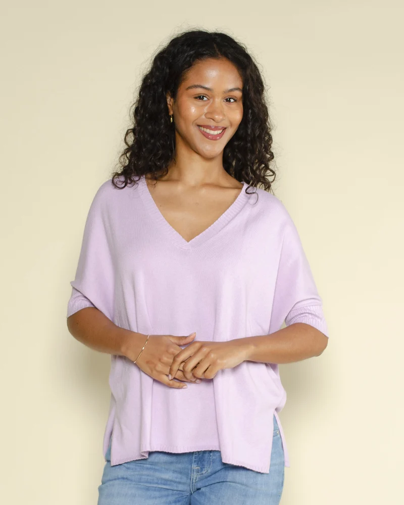 Pull col v absolut cashmere