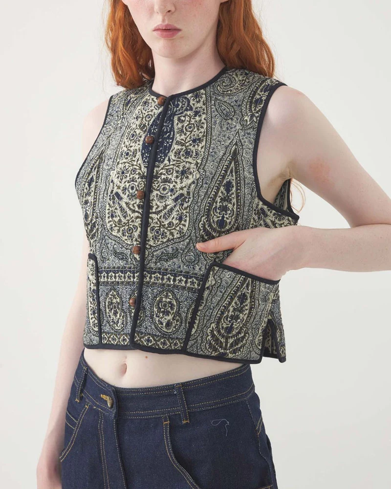 Gilet antik batik