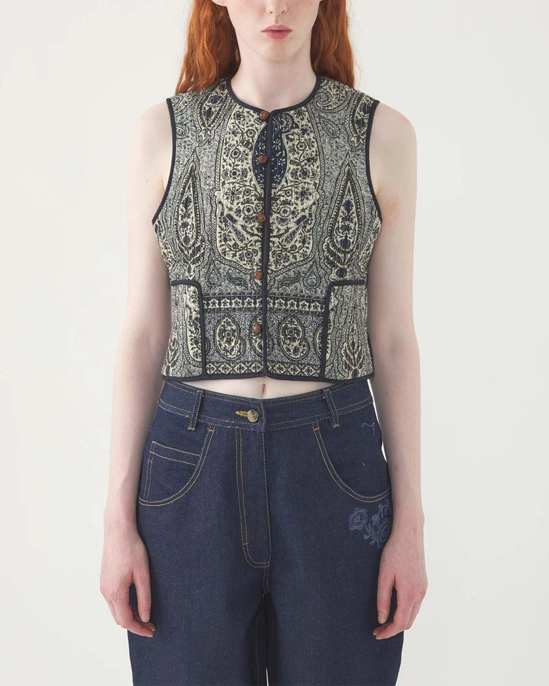 Gilet antik batik