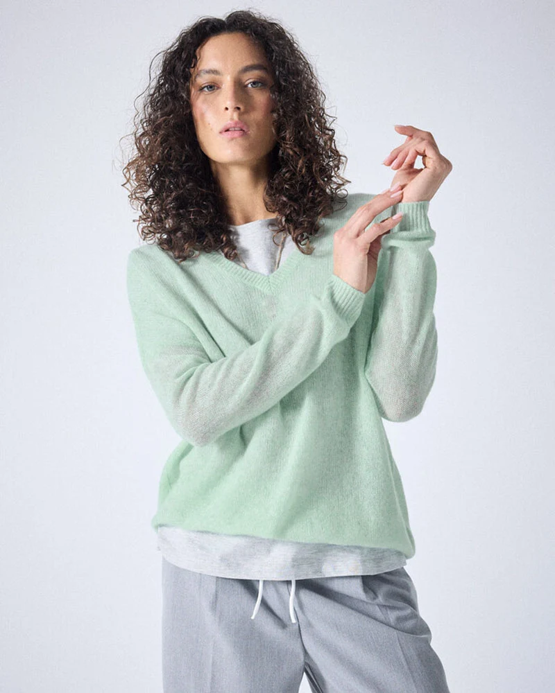 Pull col v mc absolut cashmere