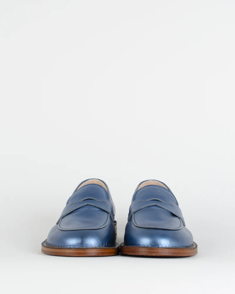 Mocassin cuir lame pantanetti women
