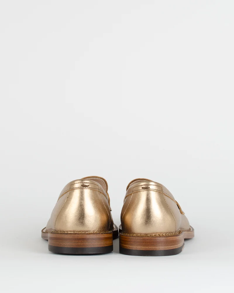 Mocassin cuir lame pantanetti women